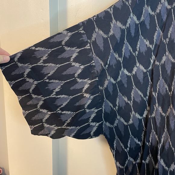 Pure Jill Top Womens Black Gray Cotton 3/4 Sleeves Top‎ Blouse Oversized 4X - Picture 5 of 7